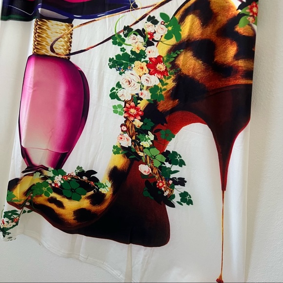 NWT SLEEVELESS CASUAL T-SHIRT A-LINE MINI DRESSES PRINT CREWNECK BEACH TANK - Picture 6 of 11